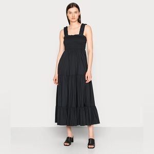 Abercrombie black smocked maxi dress. Size Medium. Excellent condition